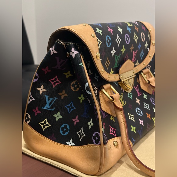 Authentic Louis Vuitton Beverly GM – Monogram Multicolor Black - Picture 3 of 12